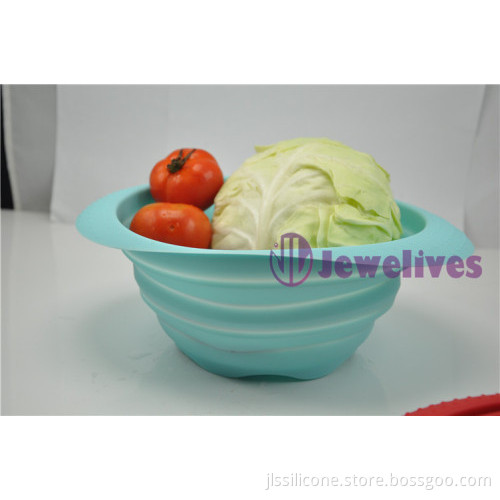 Oem Collapsible Silicone Strainers Noodle Strainers